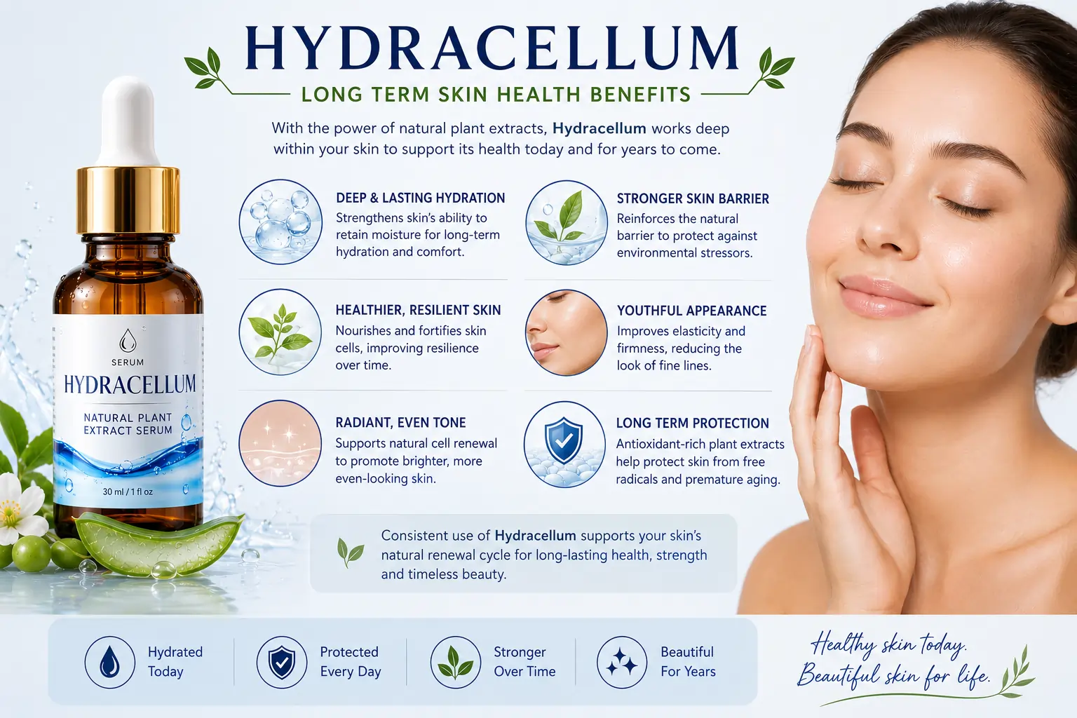 Long term skin health benefits of Hydracellum